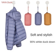 Duck Women's Down Jacket - Hooded Winter Fashion