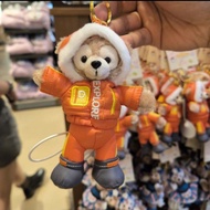 Shanghai Disney Dreamer Duffy Pendant Down Jacket Duffy Bear Keychain Car Bag Pendant Cute Female L2