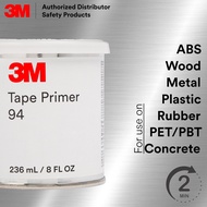 3M Tape Primer 94 / 236 mL (8 FL OZ) / 3M 94 / Surface Primer/ Automotive Detailing/ Increase Adhesi