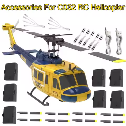 C032 Remote Control Helicopter Battery C032 RC Helicopter 7.4 350mAh Battery Spare Parts Main Tail P