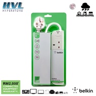 Belkin 4 Outlet Surge Protector Cord (3m)(F9E400sa3M) plug extension