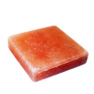 Natural Himalayan Salt Plate / Slab / Block Pink Square 8x8x2-Inch