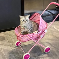 Pet Stroller Cat Dog Toy Stroller Cat Teddy Outing Small Pet Stroller Foldable Stroller