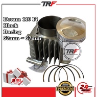 TRF Block Ex5 Dream110 Fi Standard 50mm Racing 53mm 54mm 55mm 56mm 57mm Blok Dream 110 Fi
