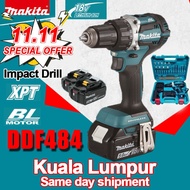 Makita Product Cordless Drill 18v/5.0ah DDF484 Cordless Drill Strong Brushless Multifunctional Screw