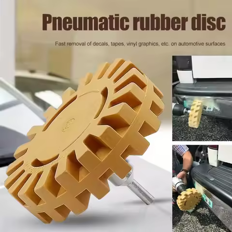 Car Pneumatic Rubber Eraser Wheel Pad Rubber Disk Decal Eraser Wheel Car Sticker Remover Paint Car P