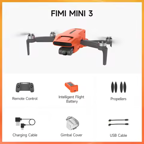 FIMI MINI 3 local deliver Camera Drone 249g 4K 60fps AI Super Night Video 9KM fly distance 1/2-inch 