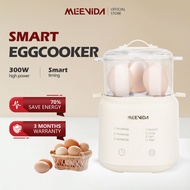 MEEVIDA Egg Boiler Electric 6 modes Auto Breakfast Egg Cooker egg Steamer Half Boiled Egg Maker Inte