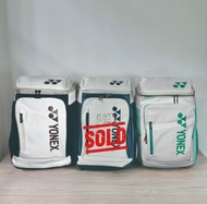 Yonex Waterproof Badminton Bag 羽毛球袋 背包 – 可收納2-3支球拍, 獨立鞋倉設計