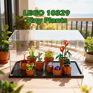 Storage Organizer Kotak Akrilik Transparent Display Box untuk LEGO 10329 Tiny Plants Handicraft 手办展示