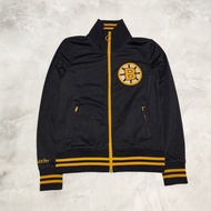 Mitchell and ness Boston black men's bomber jacket