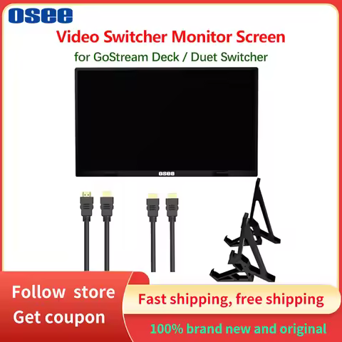 OSEE Video Switcher Screen Monitor for GoStream Deck /GoStream Duet Monitor 14 Inch with USB-C PD, M