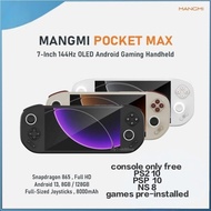 Mangmi pocket max handheld game console snapdragon 865  7 inch OLED screen android 13
