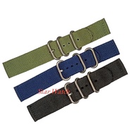 24mm Nato Zulu Watch Strap Ring 3 Nylon Canvas Watch Strap 24MM Universal Color Watch Strap Canvas B