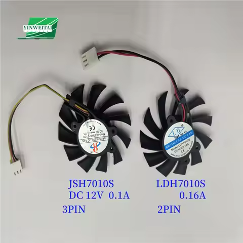 NEW FAN FOR JSH7010S LDH7010S 7010 7CM LDM6010S LDH6010B 12V OPS all-in-one machine CPU fan