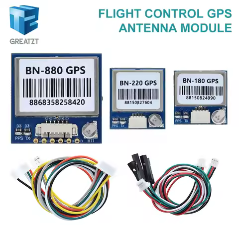 BN220 BN180 BN-880 3.0V-5.0V TTL level GNSS Module GPS For GLONASS Dual GPS Module Antenna Built in 