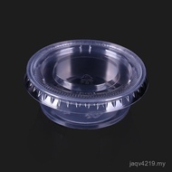 Round Lid Packing Box 0.5oz Seasoning Cup Disposable Pudding Takeaway Sauce Lid with Sauce with Cup 