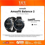 Amazfit Balance 2 Smart Watch l 1.5-Inch AMOLED Display I Navigation With GPS I 10 ATM Waterproof Fi