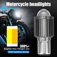 H4 Ba20d Led Motorcycle Headlight Bulb White Yellow Integrated Car Accessories Modification P7r6