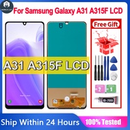 Original LCD With Frame For Samsung Galaxy A31 A315 A315F LCD Screen Display Touch Screen Digitizer 