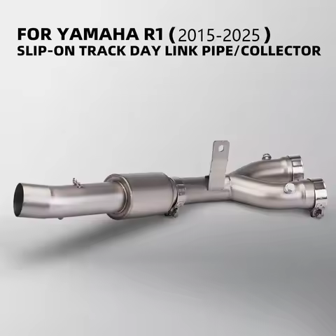 Exhaust Kit Stainless Motorcycle Escape 51MM Interface Middle Link Pipe Escape Slip on Tube For Yama
