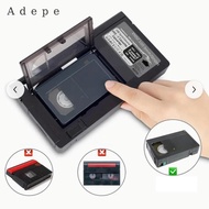 [Adepe] VHS to Vhsc Cassette Converter,Tape Adapter,Portable,Professional,Tape Converter,12 mm for V