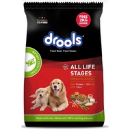 Drools All Life Stage Vegetarian Dog food 3kg / (8kg free2kg)