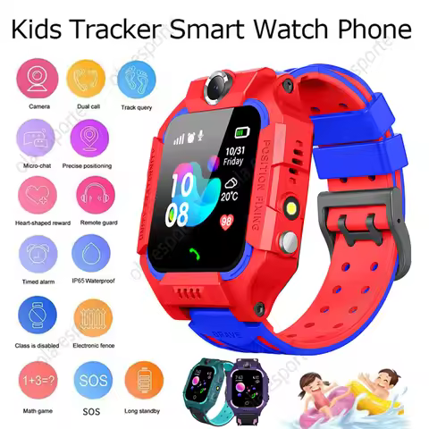2025 New Kids Smart Watch SOS LBS Location Camera 2G Sim Card Call IP67 Waterproof GPS Location Chil