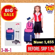 mse kids girl trolley bag /detachable bag