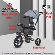 Sepeda Anak Roda Tiga Exotic 603-7-8 Musik Lampu Sepeda Roda Tiga Exotic Sepeda Stroller Exotic