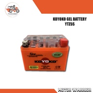 KOYOKO BATTERY GEL YTZ5S Y15 / LC135 V2/V3/V4/V5/V6 / FZ150 / FUTURE / W125 / W125S / W125X / EX5 DR
