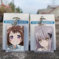 SAYA GANTUNGAN Keychain Anime BanG Dream - Ganci Anime - Keychain - Bandori - Kasumi - Yukina - Lisa - Arisa - Sayo - Me - Moca - Ran - Rimi
