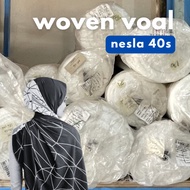 Kain Woven Voal Nesla 40s Voal Premium 1 ROLL Perdana Textile