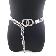 Goods Rhinestone Full Diamond Belt Belt Belt Inlaid Crystal Diamond Waist Chain AliExpress