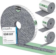Self-Adhesive Felt Gliders Grey I 4 Strips in 1 Metre Length I Width 1 cm 2 cm 5 cm 10 cm I Felt Sel