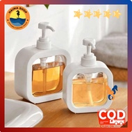 HM PUMP SOAP BOTTLE MINIMALISTDesign 300 500ML PLASTIC SHAMPOO LIQUID SOAP CONTAINERML