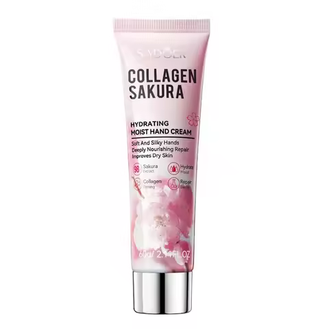 SADOER Sakura Collagen Hand Cream Hands Moisturizing Nourishing Brightening Hydrating Hands Creams H
