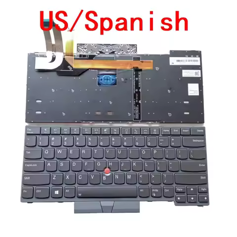 % New US Spanish Laptop Backlit Keyboard Thinkpad T14 Gen1 / P14s Gen2 Notebook PC