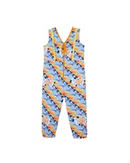 KLOSET Printed Jumpsuit (KID22-KP001) ชุดจั๊มสูทเด็กแขนกุด ผ้าพิมพ์ลาย