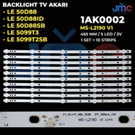 BACKLIGHT TV LED AKARI LE50D88 LE50D88SB LE50D88ID LE5099T3 LE5099T2SB LE-50D88 LE-50D88SB LE-50D88I