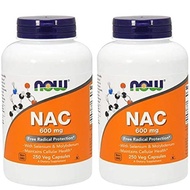 Now Foods Nac-Acetyl Cysteine 600mg, 500Vcaps (250X2)