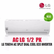 Terlaris AC LG 1/2 PK 1/2PK inverter T06EV4 ( Double Eco Inverter )