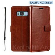 Case Samsung S8 S8 Plus Flip Cover Wallet Saung Hp Casing Wallet Flip Magnet