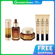 AHC | AHC รอยลคอลลาเจน ชดบำรงผว 3 ชน ครม + แอมพล + เซรม + แบลครบ คอลลาเจน ไครมบำรงรอบดวงตา 30 มล. x3