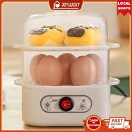 Two-Layer Automatic Electric Steamer Mini Steamer 6 Eggs Portable Egg Boiler