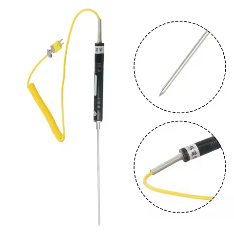 1pc K Type Thermocouple Temperature Probe Sensor 500°C For Thermometer NR-81533B / 81531B / 81532B /
