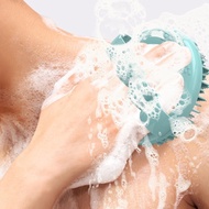 ℜ-ℜ Shower Brush Silicone Body Scrubber Body Brush Massage Brush Body Washer Foams Well Bath Brush