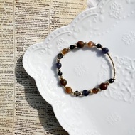 金太陽骨幹 堇青石 銅髮晶 茶晶 黑尖晶 手鏈 水晶 天然石