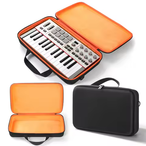 EVA Carrying Case for Akai MPK Mini 4 MIDI Keyboard Controller Organizer Bag Portable Storage Bags O