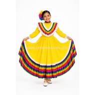 READY STOCK Children Kids Spanish Mexico Latin America Costume Samba Festival Carnival Mexican Tradi